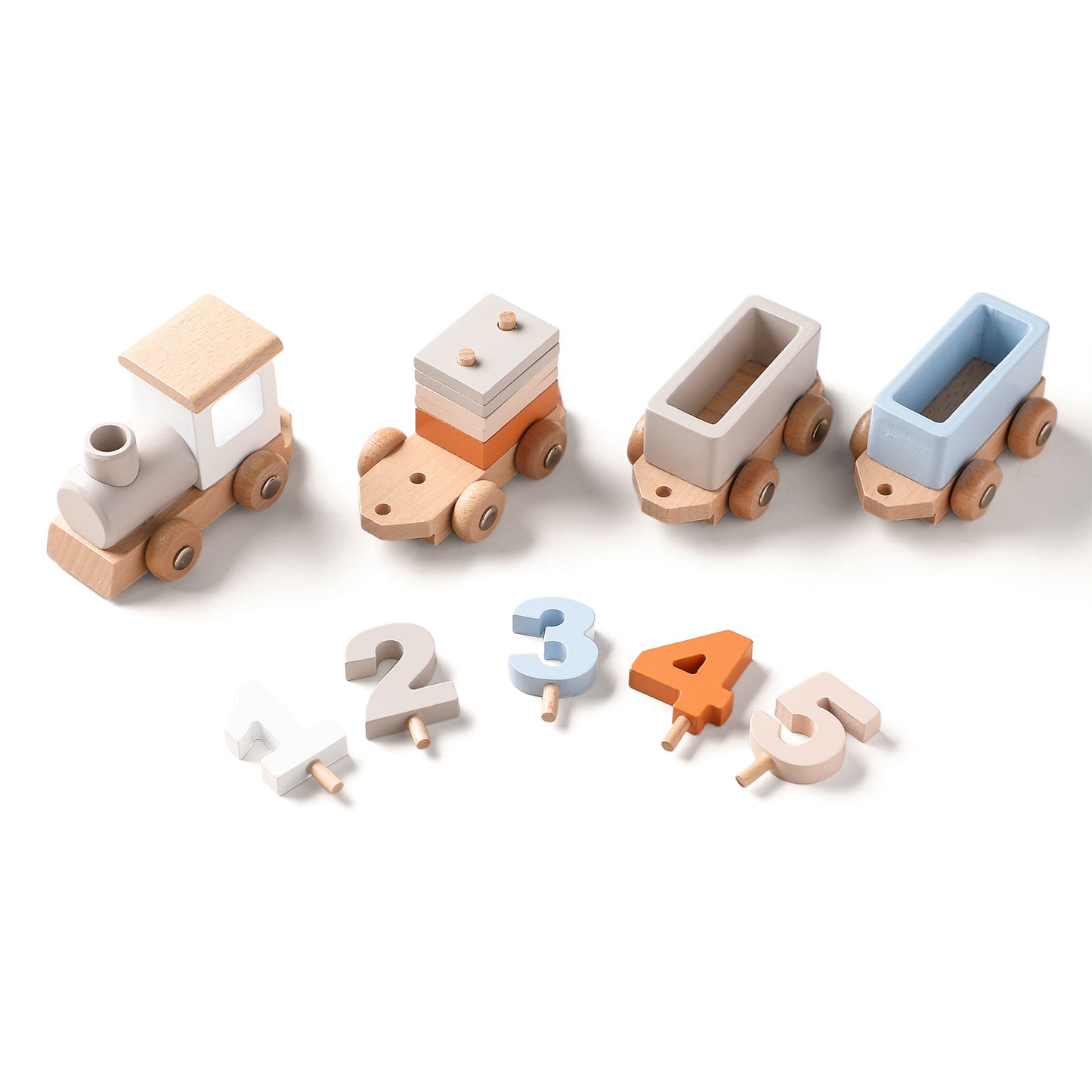 [PREORDER] MESSI Wooden Train Block Set