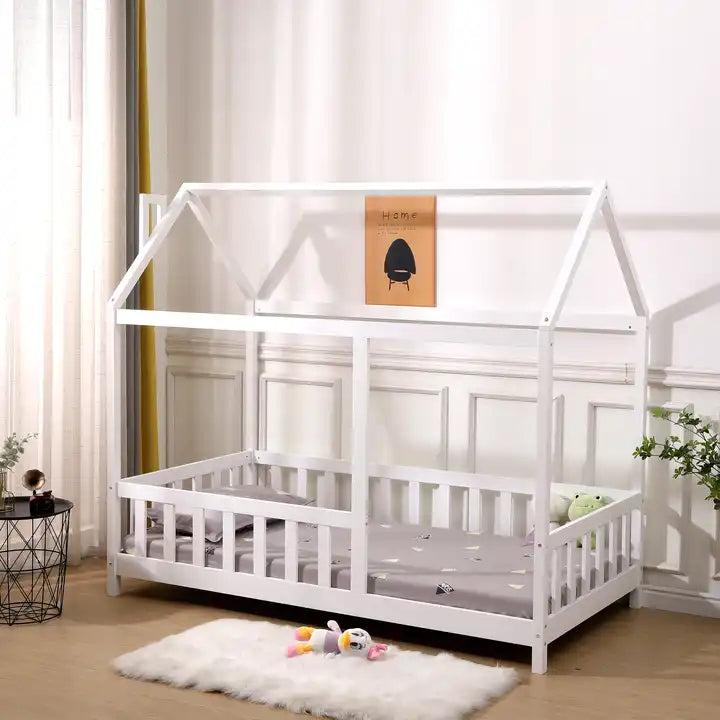 MIMI BEDS - ARY Montessori Childrens Wooden Floor Bed - House Bed for ...